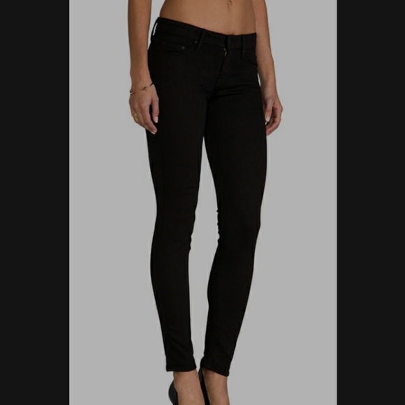 MOTHER The Looker A Modern Spy Black Jeans 25 - Picture 4 of 12